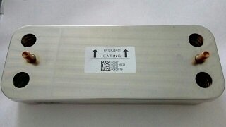 Теплообменник ГВС (12 пл.) Гепард (H-RU)/R1 (арт. 0020118595)