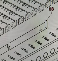 Теплоизоляция горелки 150KLO/12 GRIZZLY (17 секций) S2 (правая) (арт. 0020044763)